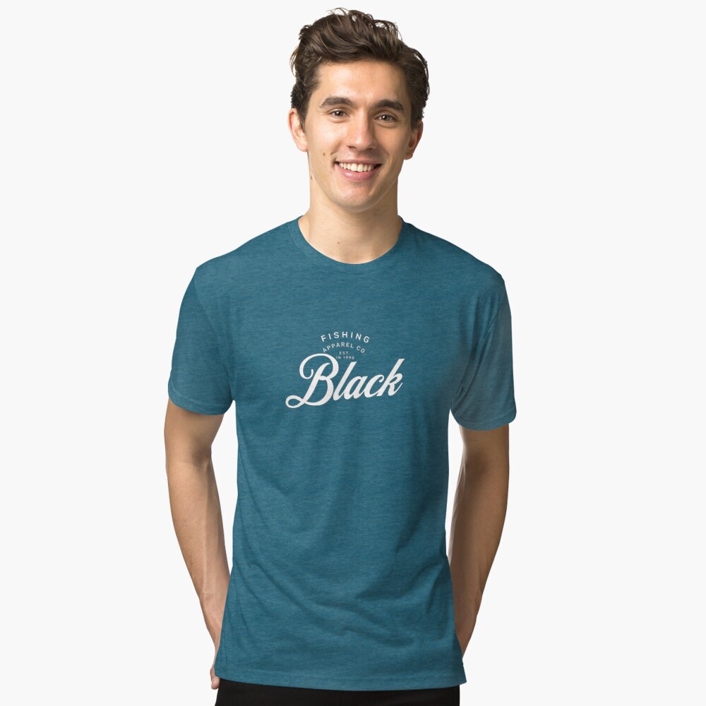 Black Summer Tri - Blue Blend T - Shirt